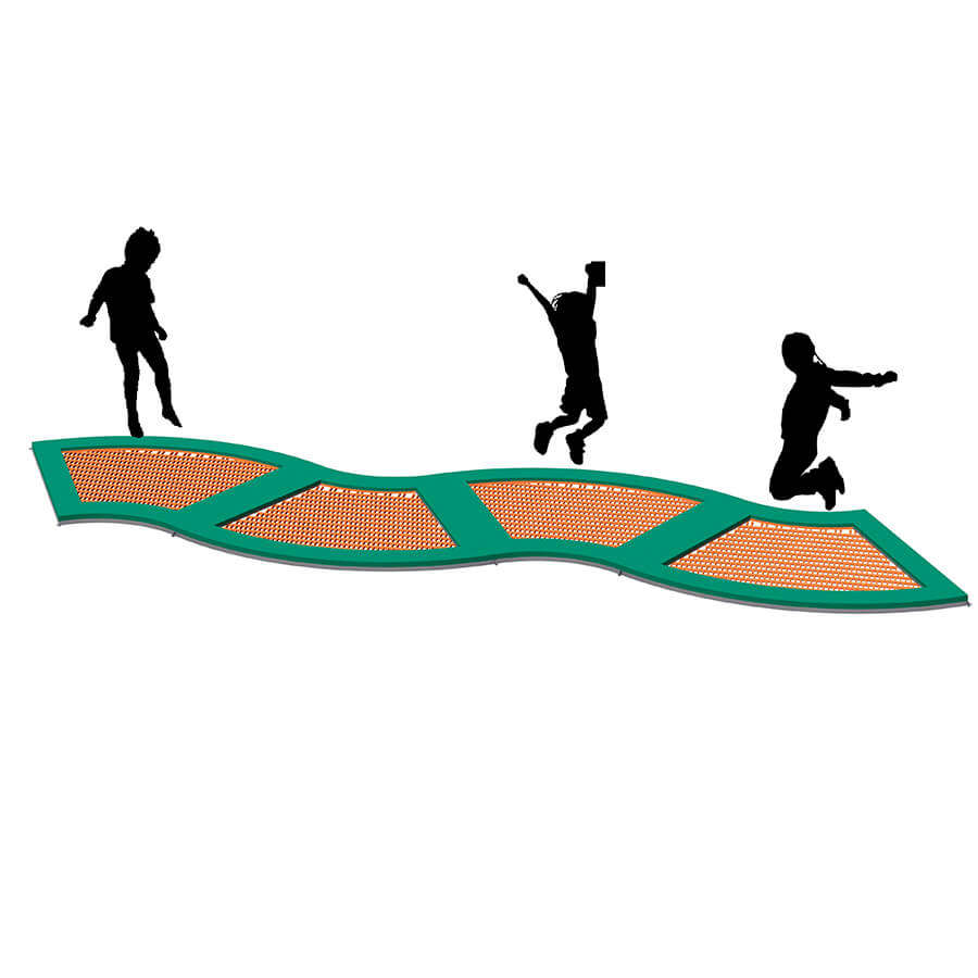 Trampolino Bouncy Road