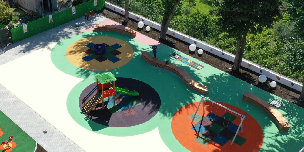 Pavimentazioni antitrauma sintetiche