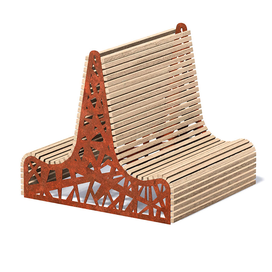 Double Tree Bench